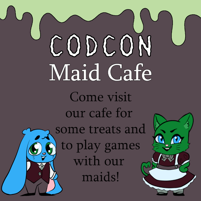 Maid Café CODCON XXVII April 12 14, 2024, Turner Conference Center
